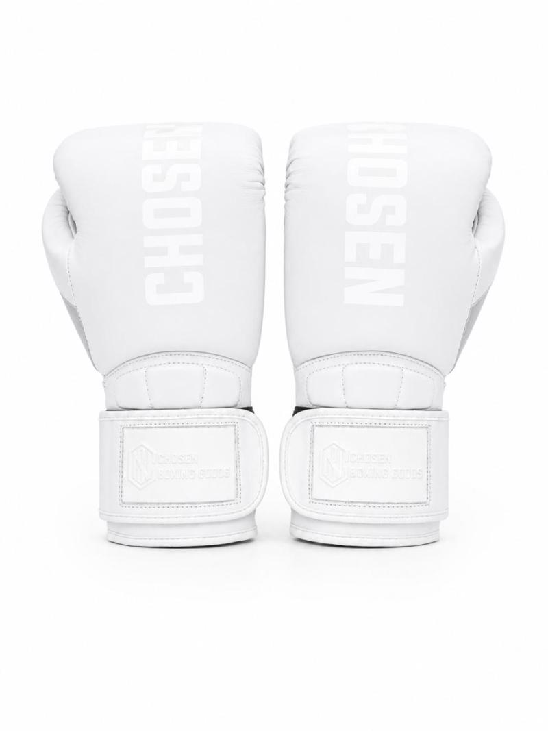 Chosen Supergel Premium Boxing Gloves-white/silver